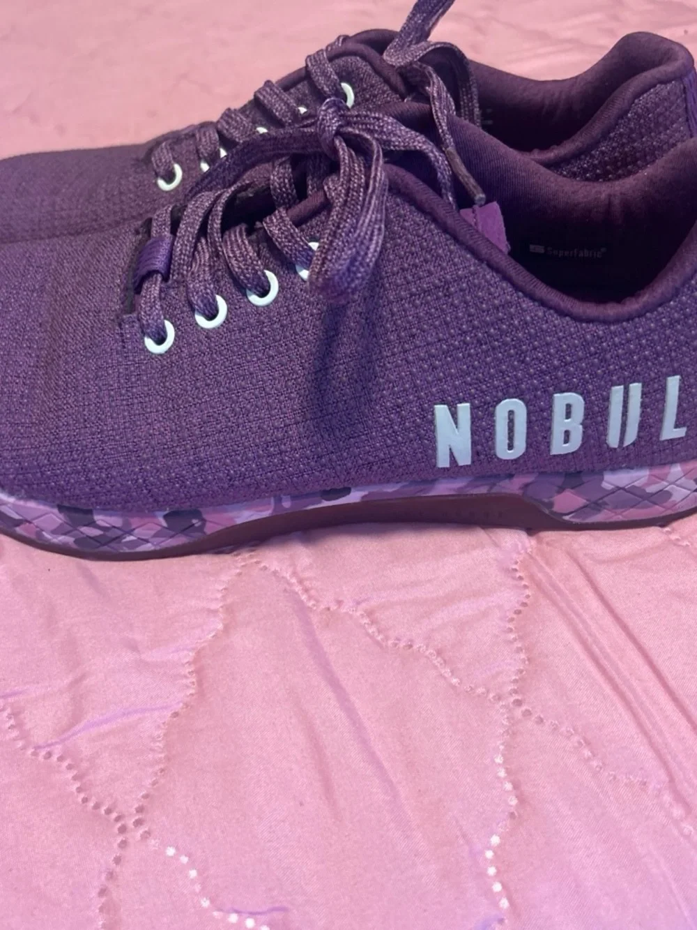 NOBULL Plum Knit Training Shoes